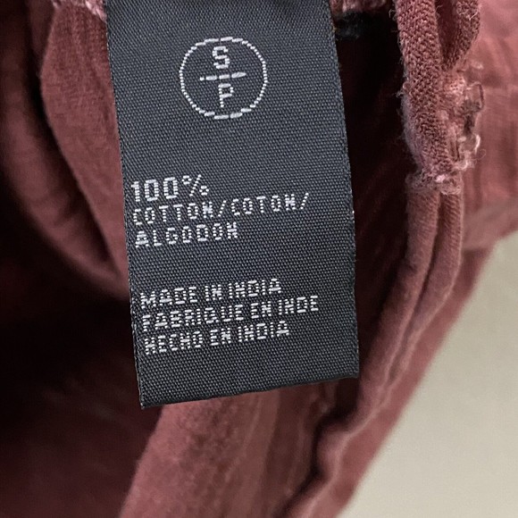 Buffalo David Bitton Shirt Small Cotton Red Graphic Short Sleeve Tee L4 - Picture 7 of 8